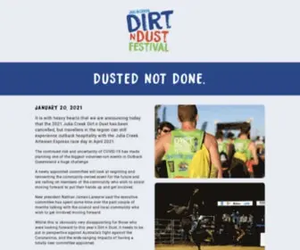 Dirtndust.com(2014 Dirt and Dust Festival) Screenshot