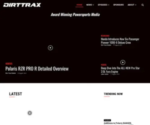 Dirttraxtv.com(Dirt Trax Online) Screenshot