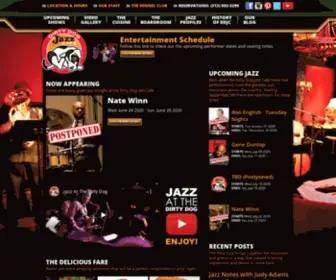 Dirtydogjazz.com(Live jazz) Screenshot