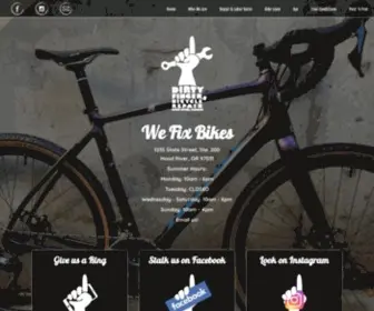 Dirtyfingersbikes.com(World Headquarters) Screenshot