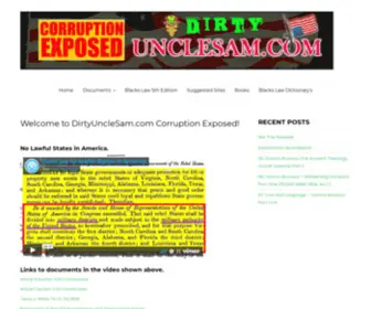 Dirtyunclesam.com(Paid For By Bruce For House) Screenshot