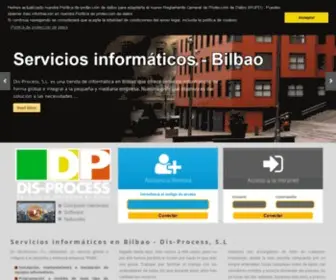 Dis-Process.com(Servicios informáticos en Bilbao) Screenshot