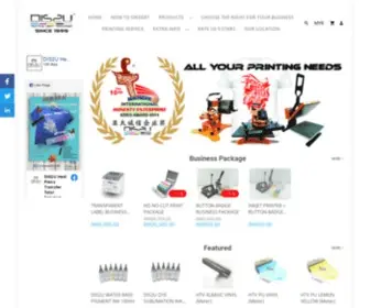 Dis2Uprintzshop.com(DIS2U Printz Shop) Screenshot