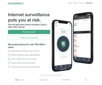 Disconnect.me(Innovative privacy solutions used by hundreds of millions of people) Screenshot