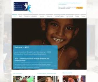 Disabilityasia.org(AIDD) Screenshot