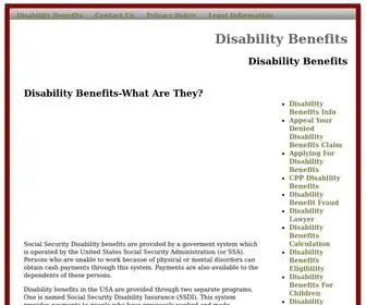 Disabilitybenefitsguide.org(Disability Benefits) Screenshot