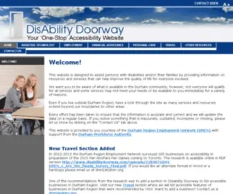 Disabilitydoorway.com(DisAbility Doorway) Screenshot