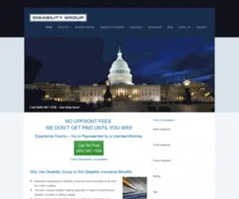 Disabilitygroup.com(Disability Group) Screenshot