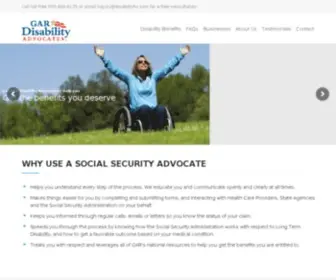 Disabilityhc.com(Social Security Disability Advocates) Screenshot