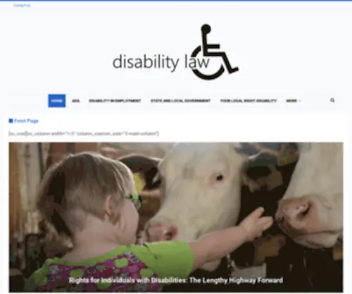 Disabilitylaw.news(DISABILITY LAW) Screenshot