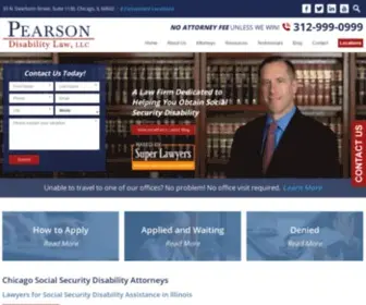 Disabilitylawyerschicago.com(Pearson disability law) Screenshot