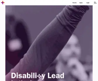 Disabilitylead.org(Disability Lead) Screenshot