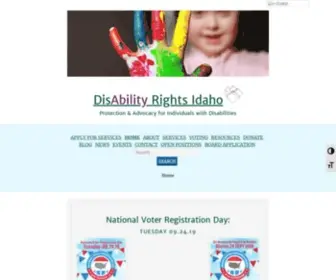 Disabilityrightsidaho.org(Protection & Advocacy for Individuals with Disabilities) Screenshot