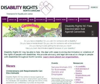 Disabilityrightsnc.org(Disability Rights North Carolina (DRNC)) Screenshot