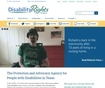 Disabilityrightstx.org(Disability Rights Texas) Screenshot