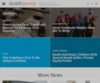 Disabilityscoop.com(Disability Scoop) Screenshot