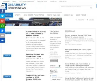 Disabilitysportsnews.com(Disability Sports News) Screenshot