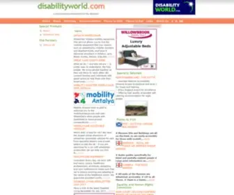 DisabilityWorld.com(disabilityworld) Screenshot
