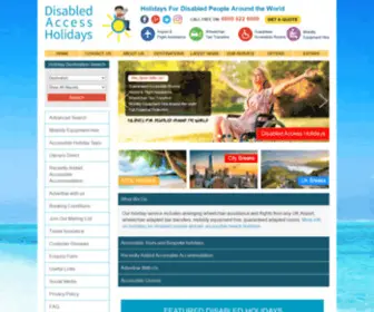 Disabledaccessholidays.com(Disabled Holidays) Screenshot