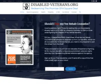 Disabledveterans.org(Disability & Vocational Rehab Survival) Screenshot