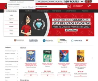 Disal.com.br(Livraria Disal Distribuidora de Conhecimento) Screenshot