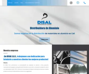 Disalsas.com(Materiales en aluminio en Cali con DISAL S.A.S) Screenshot