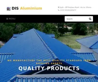 Disaluminium.com(DIS Aluminium) Screenshot