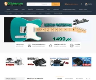 DisalvatoremusicStore.it(Di Salvatore Music Store) Screenshot