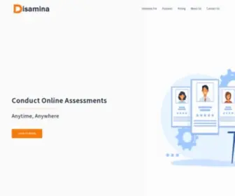 Disamina.in(Best Online Assessment Software) Screenshot