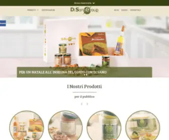 Disanogroup.com(Pistacchi di Bronte) Screenshot