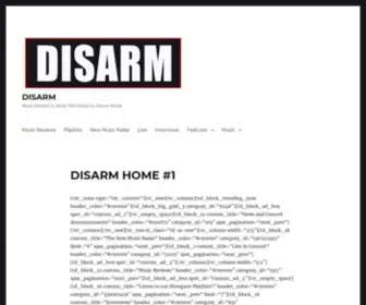 Disarmmagazine.com(DISARM) Screenshot