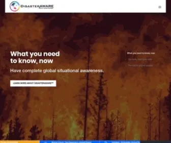 Disasteraware.com(DisasterAWARE Enterprise) Screenshot