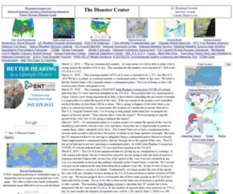 Disastercenter.com(The Disaster Center) Screenshot