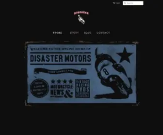 Disastermotors.com(Supplier of hard to find vintage Japanese motorcycle parts) Screenshot