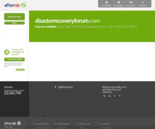 Disasterrecoveryforum.com(Disaster Recovery Planning Forum) Screenshot