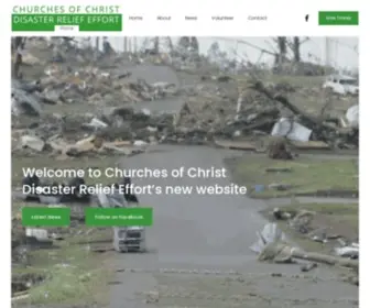 Disasterreliefeffort.org(Churches of Christ Disaster Relief Effort) Screenshot