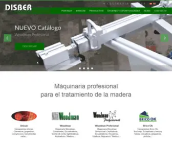 Disber.com(DISBER, maquinaria para la madera) Screenshot