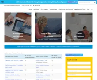 Disc-Certification.com(DiSC® Profiles) Screenshot