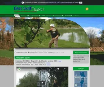 Disc-Golf.fr(Commission nationale) Screenshot