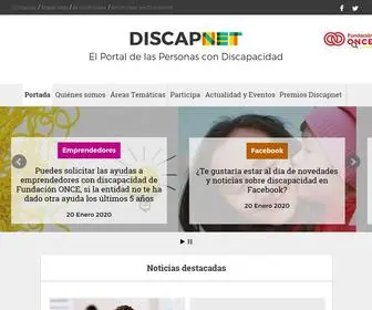 Discapnet.es(El portal de las Personas con Discapacidad) Screenshot