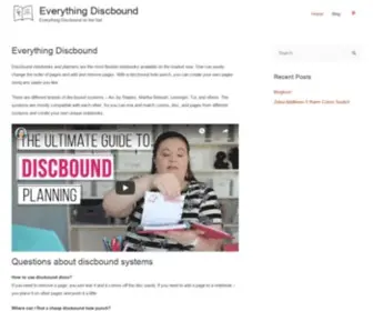 Discbound.net(Discbound Notebooks and Planners) Screenshot