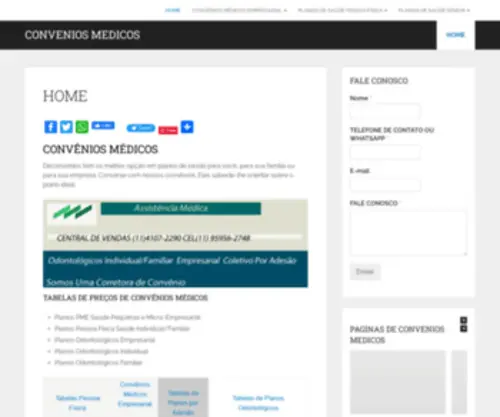Discconvenios.com.br(Convenios Medicos) Screenshot