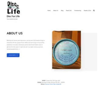 DiscForlife.org(Disc For Life) Screenshot
