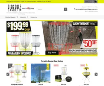 DiscGolfbasket.com(Disc Golf Basket for Sale Online at Disc Golf Baskets) Screenshot