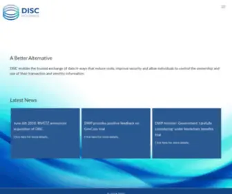 Discholdings.com(DISC) Screenshot