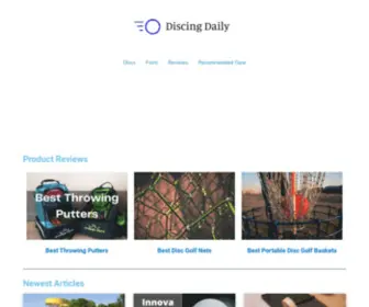 Discingdaily.com(Discing Daily) Screenshot