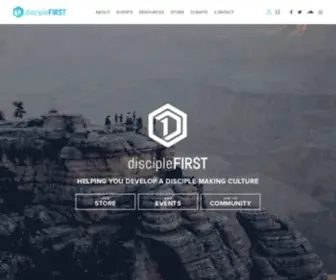 Disciplefirst.com(Homepage) Screenshot