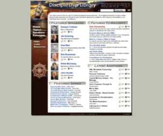 Discipleshiplibrary.com(Discipleship Library) Screenshot