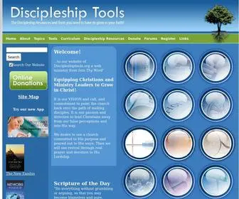 Discipleshiptools.org(Teaching people how to understand what) Screenshot