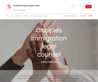 Disciplesimmigration.org(Disciplesimmigration) Screenshot